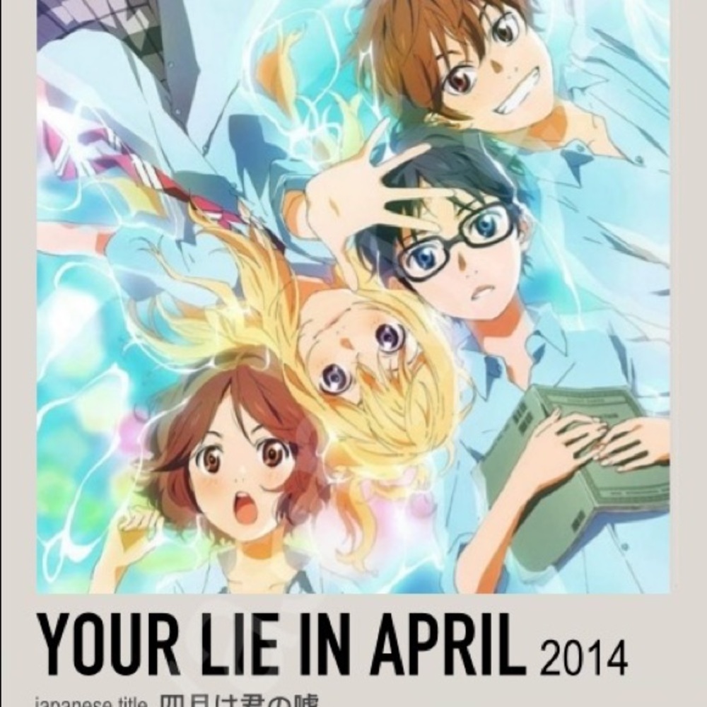 Your Lie In April Anime Keychain